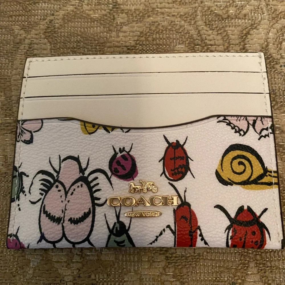 Coach Insert/Creature Theme Card Wallet NEW